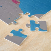 Un chien clown ジグソーパズル (側面)