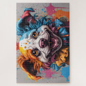 Un chien clown ジグソーパズル (縦)