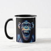 Un chimpanzé mort de rire.  マグカップ (左)