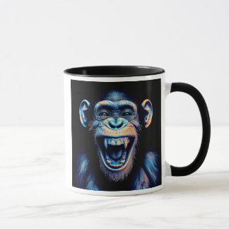 Un chimpanzé mort de rire.  マグカップ