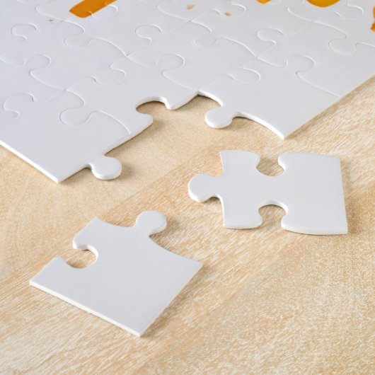 Un chiot Carlin studieux ジグソーパズル (側面)