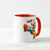 Un clown très drôle en scène. マグカップ (正面右)