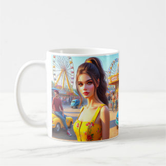 Un Cœur Déterminé, carte pour tous コーヒーマグカップ