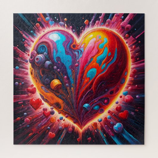 Un coeur en pulsation ジグソーパズル (縦)