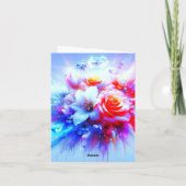 Un Cœur Intemporel, carte pour tous サンキューカード (裏面)