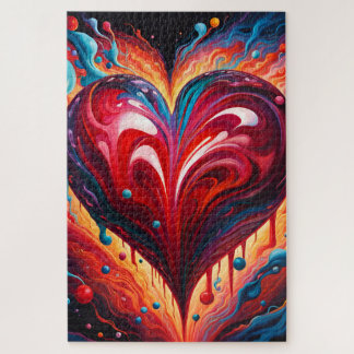 Un coeur qui fond ジグソーパズル