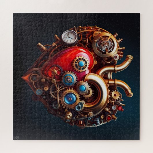 Un coeur steampunk ジグソーパズル (横)