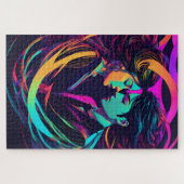 Un couple, seul au monde ジグソーパズル (横)