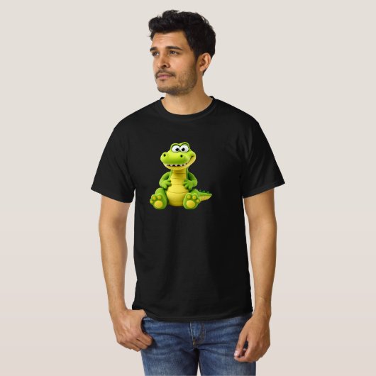 un crocodile rigolo tシャツ (正面フル)