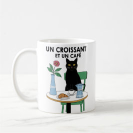 Un Croissant Cat  コーヒーマグカップ