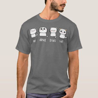 Un Deux Trois Cat Essential Tシャツ
