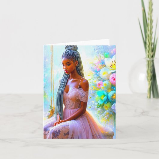 Un doux message pour toi, carte pour tous サンキューカード (正面)