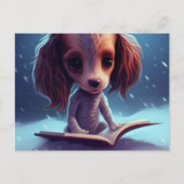 Un drôle de chien qui lie. ポストカード (正面)