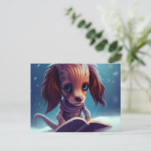 Un drôle de chien qui lie. ポストカード (スタンド正面)