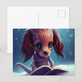 Un drôle de chien qui lie. ポストカード