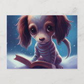 Un drôle de chien qui lie. ポストカード (正面)