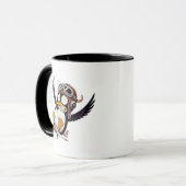 Un drôle de pingouin pilote. マグカップ (正面左)