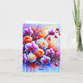 Un éclat de tendresse, carte pour tous サンキューカード (裏面)