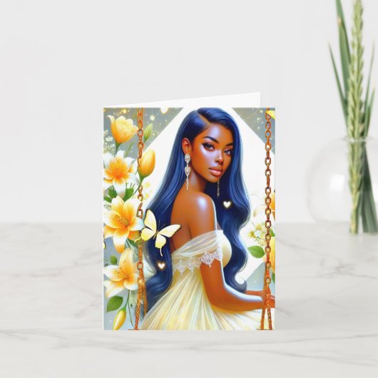 Un éclat de tendresse, carte pour tous サンキューカード (正面)