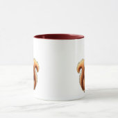 Un écureuil mignon et joyeux. マグカップ (中央)