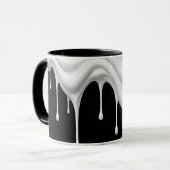 Un effet liquide coulant le long d'un mug. マグカップ (正面左)