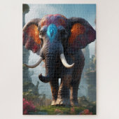 Un éléphant sacré ジグソーパズル (縦)