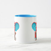 Un éléphanteau rigolo et ses amis singes. マグカップ (中央)