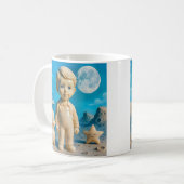 Un enfant explorateur et son ami extraterrestre コーヒーマグカップ (正面左)