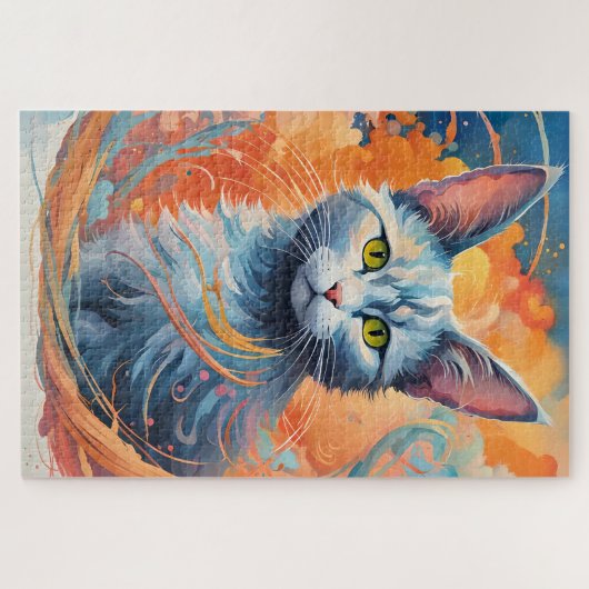 Un étrange chat ジグソーパズル (横)