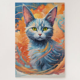 Un étrange chat ジグソーパズル