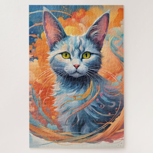 Un étrange chat ジグソーパズル (縦)