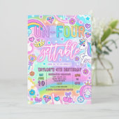 Un-Four-Gettable Princess Fairytale 4th Birthday 招待状 (スタンド正面)