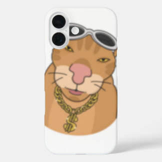 un gato rapero iPhone 16ケース