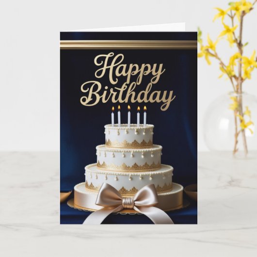 Un Gran Día Para Celebrar カード (黄色い花)