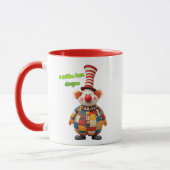 Un gros clown au grand chapeau. マグカップ (左)
