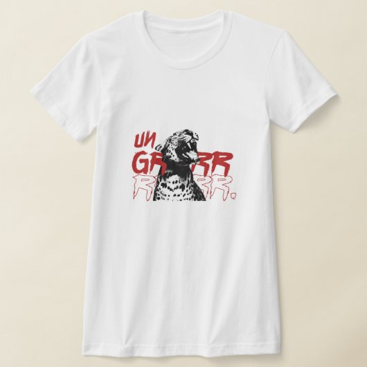 UN GRRRトレンディーティー🐆🔥 Tシャツ (レイダウン)