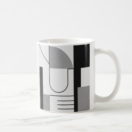 Un image abstraite style années 70 sur un mug. コーヒーマグカップ (右)