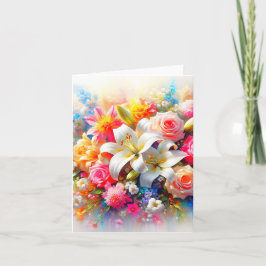 Un Jardin d’Amour Éternel , carte pour tous サンキューカード