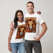 Un lionはストレージで一つのオオロギーと一つのバラを破壊する tシャツ (ユニセックス)