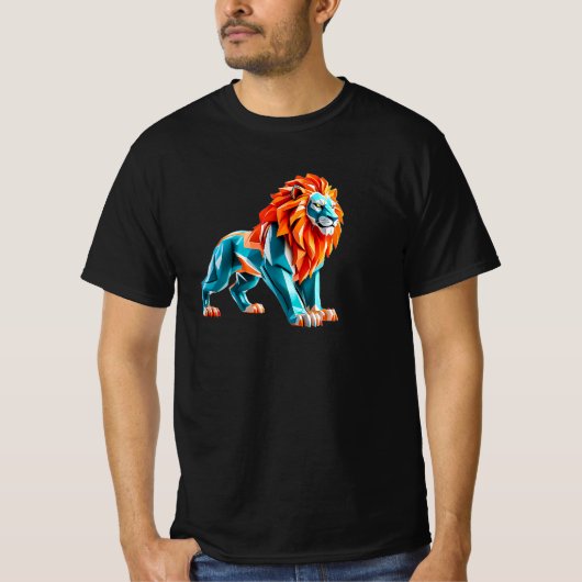 Un lion imposant, puissant et magnifique. tシャツ (正面)