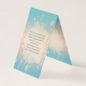 Un merci tendre aux couleurs d’aube (裏面)