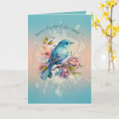 Un merci tendre aux couleurs d’aube カード (黄色い花)