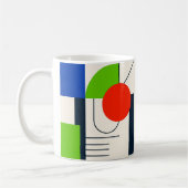 Un mug au look moderne et formes géométriques. コーヒーマグカップ (左)