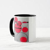 un mug dessin graphique マグカップ (正面左)