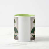  Un ours en peluche déguisé en dragon. マグカップ (中央)