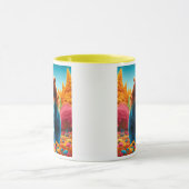 Un ours imposant, dressé sur ses pattes arrière. マグカップ (中央)