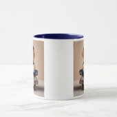 Un ours policier en peluche. マグカップ (中央)