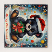 Un ourson pour noël ジグソーパズル (横)