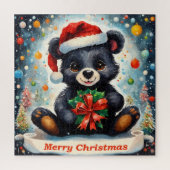 Un ourson pour noël ジグソーパズル (縦)