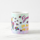 "Un pajarito me lo dijo" personalizable  コーヒーマグカップ (中央)